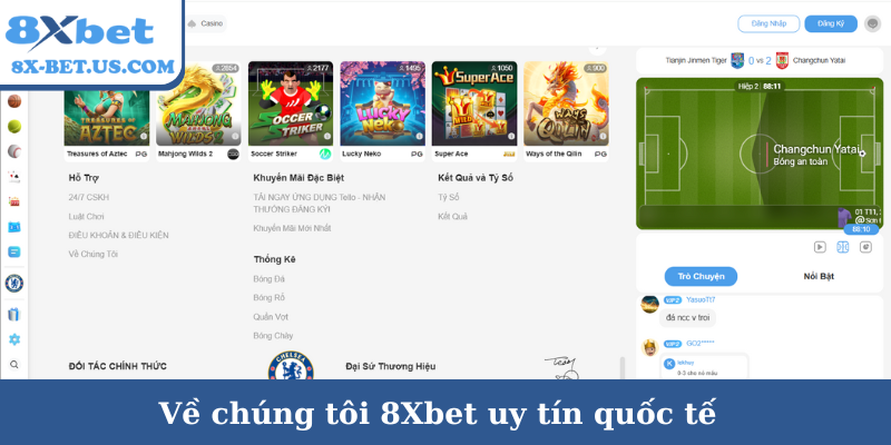 Về chúng tôi 8Xbet  uy tín quốc tế