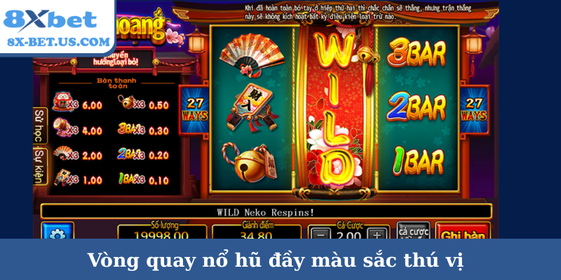 Vòng quay nổ hũ đầy màu sắc thú vị