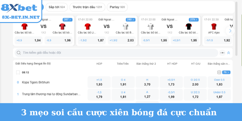 3 mẹo soi cầu cược xiên bóng đá cực chuẩn