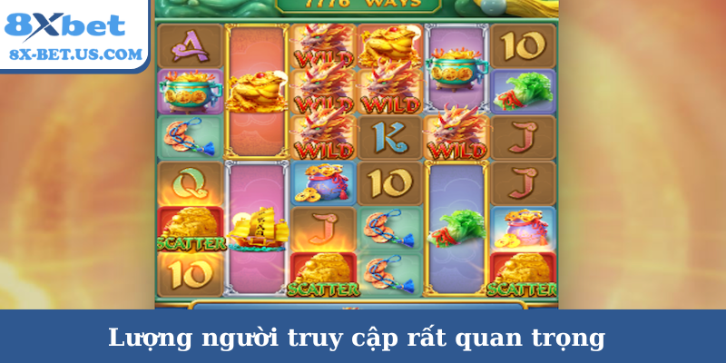 Lượng người truy cập rất quan trọng