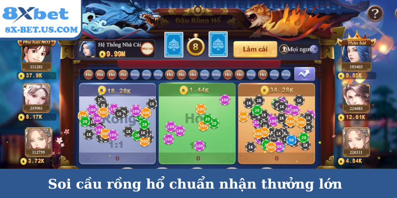 Soi cầu rồng hổ chuẩn nhận thưởng lớn