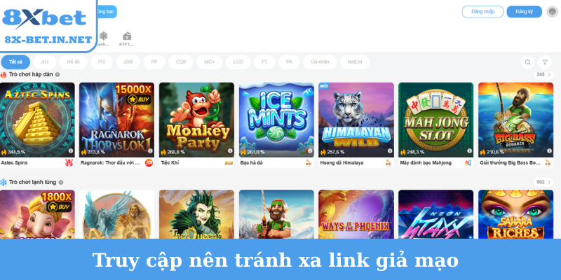 Truy cập nên tránh xa link giả mạo